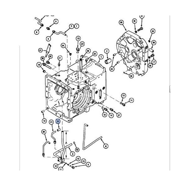 HYD1765 Tulejka rurki hydrauliki 347355A1