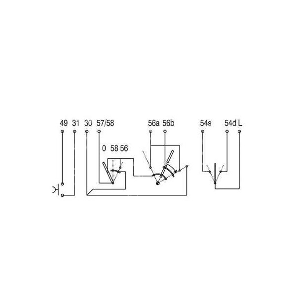 Przełącznik dźwignia kierunkowskazów,  Manitou MLT634 MLT632 MLT626 MLT627 MLT628 MLT630  191384