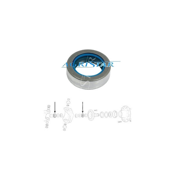 siemering uszczelniacz wałka półosi Case 580G 580F 580K, 580SK, 580SLE 590SLE Ford New Holland FB90 NH75, NH85, NH95, 555B, 655