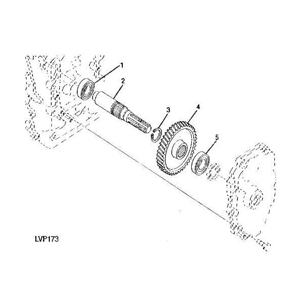 SKR4088 Wałek WOM PTO John Deere 5000 R113859 5200 5300 5400 5500