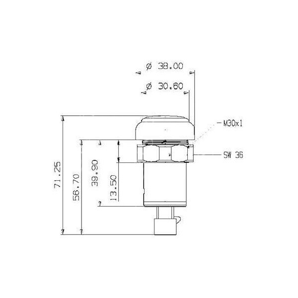 ELE51104 Włącznik podnośnika Massey Ferguson 4284627M1 6445 , 6455 , 6460 , 6465, 6470 , 6475 , 6480 , 6485 , 6490 , 6495 , 6497