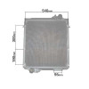 Chłodnica wody Massey Ferguson 3787420M2