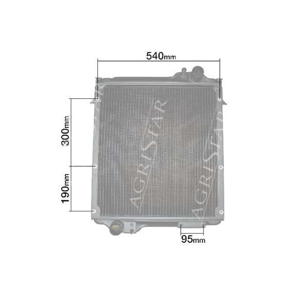 Chłodnica wody Massey Ferguson 3787420M2