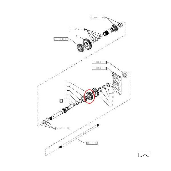Synchronizator Case Puma CVT CVX Optum New Holland T7000 Autocommand Steyr   84212632