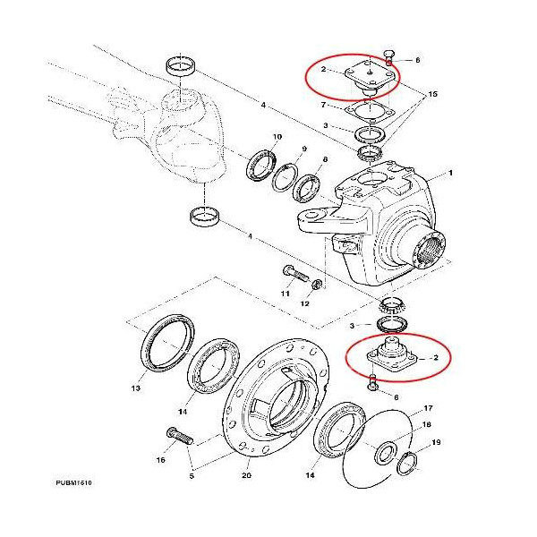 Sworzeń zwrotnicy Claas Axion Massey Ferguson 7400 7600 Valtra 11337170 , AL160525 , V36249300