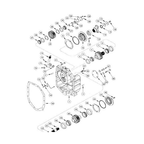 SKR4264 Uszczelniacz wyjścia ze skrzyni Case McCormick 225820A1 87773586