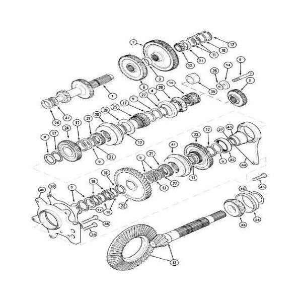 228592A3, 228592A1, 228592A2, 228592A3 Synchronizator skrzyni biegów McCormick Case Mx150 MX170