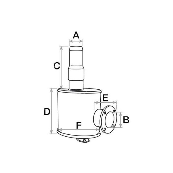 Tłumik Case JX70 JX90 JX95 JX1070C JX1075C New Holland TD70 TD90 TD95 TD70D TD85D TD90D TD95D Plus TN70 TN75 TT65 5094825, 51726