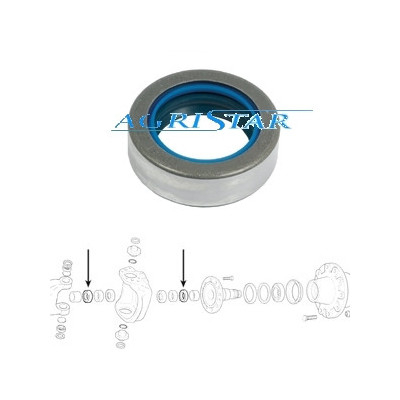 Uszczelniacz półosi 30x44x14mm combi  Case
CS
MX
CX
JX

Massey Ferguson Landini
Alpine