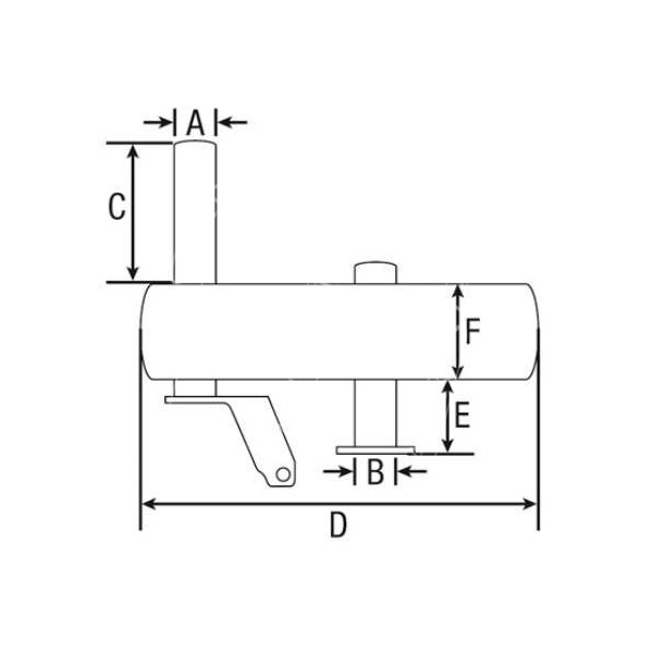 Tłumik New Holland TS80 TS90 Ford 5610S 6810S 5640 6640 82011360 82011369