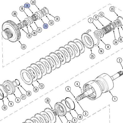 Łożysko kosza sprzęgłowego 1345710C1, 1345709C1, 61801C1, 194080A1, A188709, 715465A1, 47947286, 194081A1