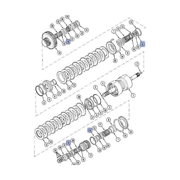 Łożysko oporowe kosza sprzęgłowego A175486