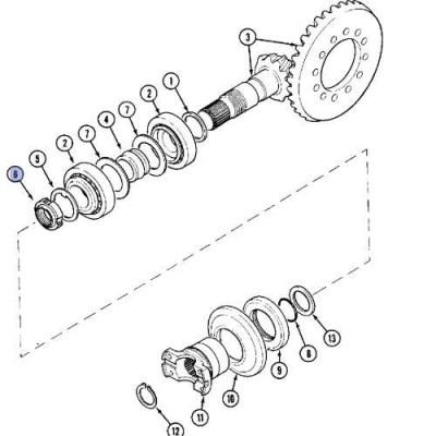 Nakrętka wałka ataku 03215200, 056420Z114, 06914529, 090000855, 1000089264, 10334537F, 115054, 11709289, 137700420814, 14002918,