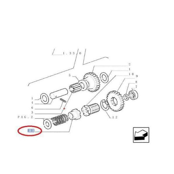 Piasta przystawki przedniego napędu Case JX60 JX70 JX80 JX90 JX95 JXU New Holland TL100 TL70 TL80 TL90 T TL100A TL70A TL80A TL90