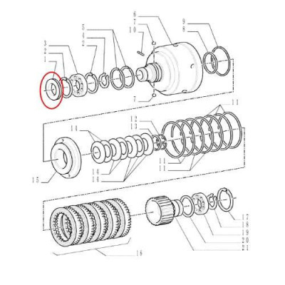 Uszczelniacz wału skrzyni biegów Case JXU MXM Puma New Holland TL TLA TM 55x90x10 5122845, 5129003, 5105330, 5105350, 87566840,