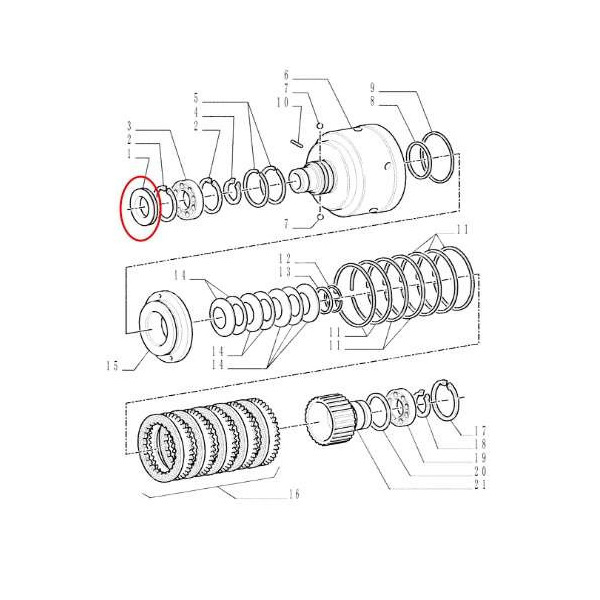 Uszczelniacz wału skrzyni biegów Case JXU MXM Puma New Holland TL TLA TM 55x90x10 5122845, 5129003, 5105330, 5105350, 87566840,