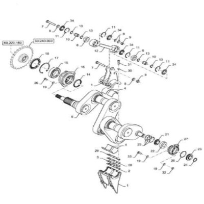 SKR2081 Pierścień zabezpieczający M40 Case 370006