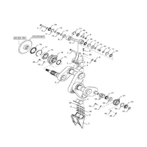 SKR2081 Pierścień zabezpieczający M40 Case 370006