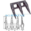 SCH-410100036 Bagnet potrójny Schumacher John Deere Deutz Fahr