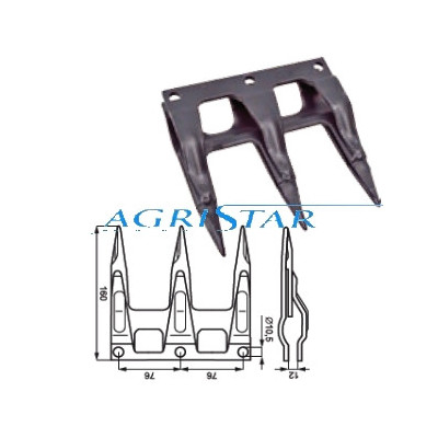 410100036 410100036 AH143574 AH168908 Bagnet potrójny Schumacher John Deere Deutz Fahr