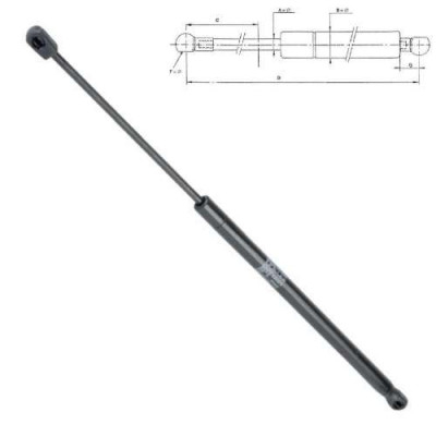 Siłownik gazowy maski CASE: MXM  Puma165 CVT , Puma180 CVT , Puma195 CVT , Puma210 CVT ,  NEW HOLLAND TM115  , TM120  , TM125  ,