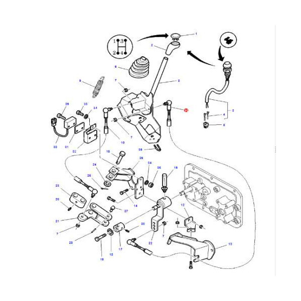 1746 Linka biegów 3786476M2, 3786476M1,