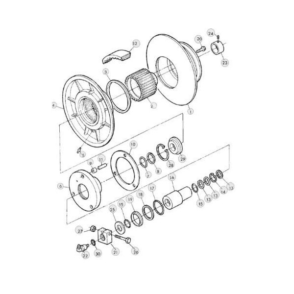 Zestaw uszczelnień wariatora młocarni Oryginały Z44828 Z42032 Z42031 Z44823 Z42029 Z44829 Z42027 John Deere 2056 2058 2064 2256