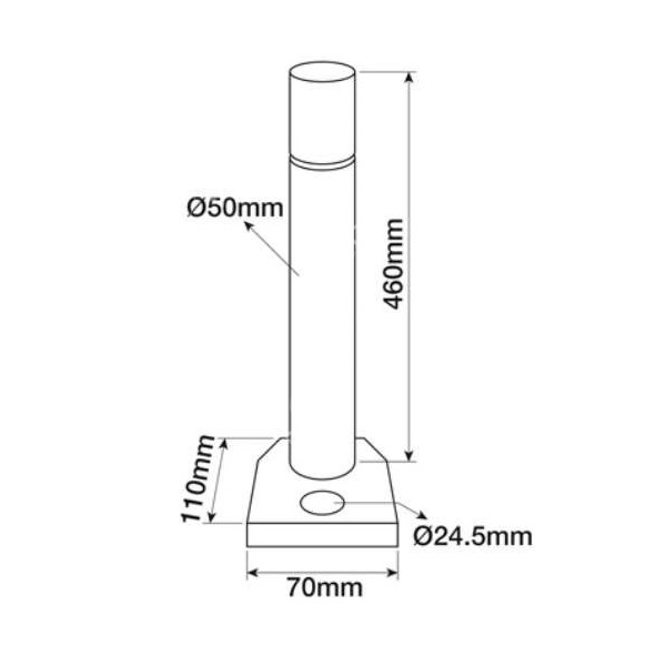 Sworzeń osi Case MXM 120 155, MXM 175, MXM 190 MX100, MX110, MX120, MX135, MX150, MX170 181466A4