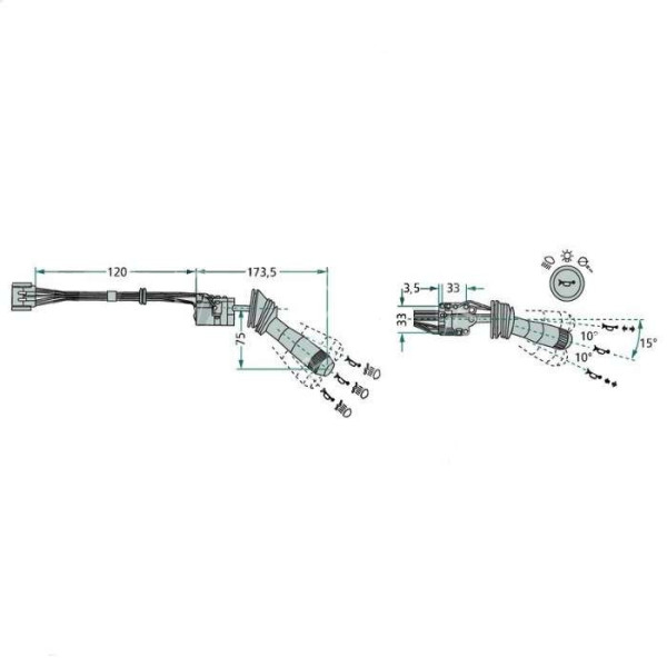 ELE51131 Przełącznik wielofunkcyjny Claas Ceres