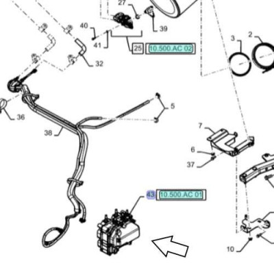 kontroler rozdzielacz moduł moduł adblue Case Patriot FL Magnum Maxxum Optum CVX Puma CVT Steyr Profi ET Terrus New Holland LM A