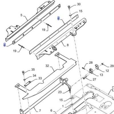 NH-84977612  Ślizg łańcucha 84977612
