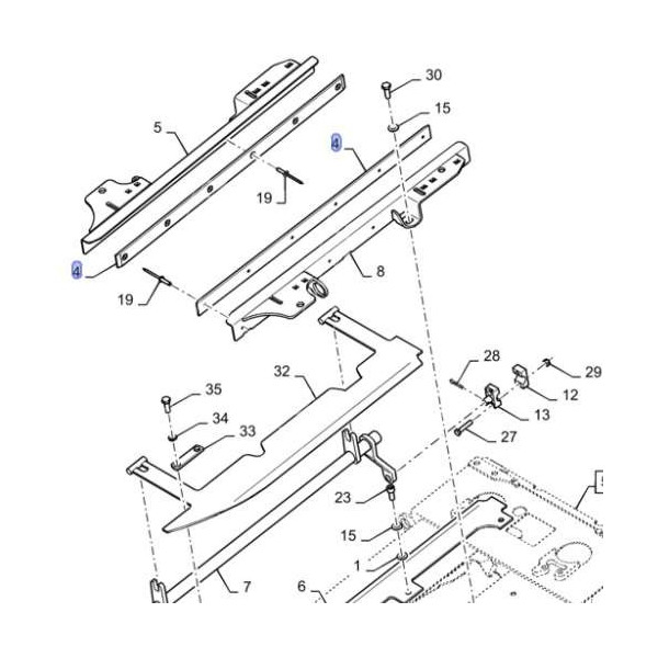 NH-84977612  Ślizg łańcucha 84977612