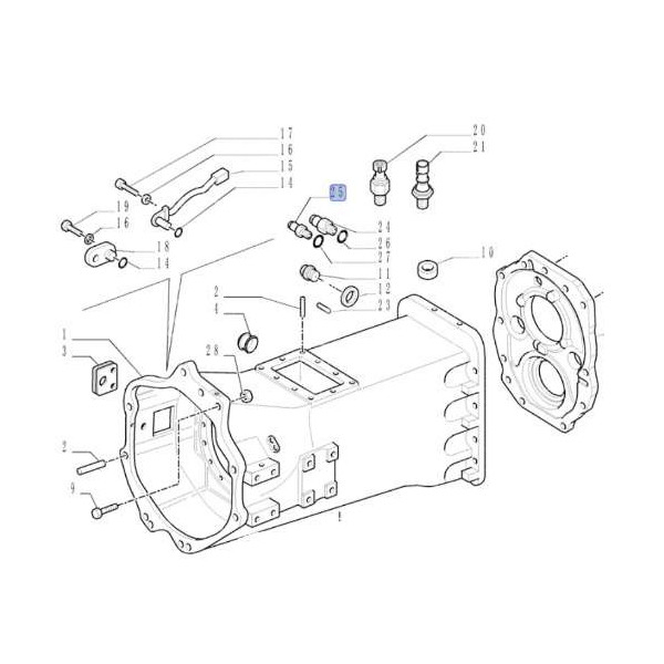 Czujnik położenia wybieraka skrzyni biegów case mxm Maxxum 100, Maxxum 110, Maxxum 115, mxu new holland t6 TS 87369251, 82020683