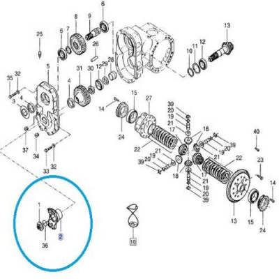 PON3042 Flansza Wału Napędowego New Holland