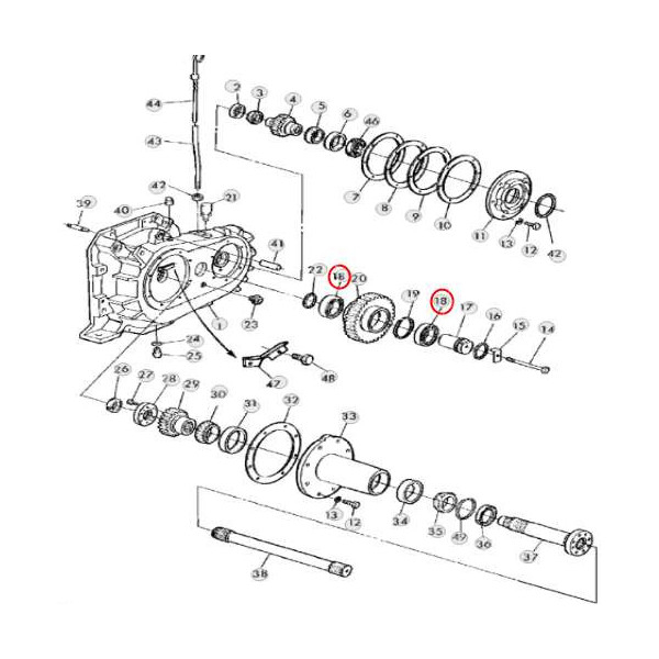 JI-09-AZ46065 Łożysko Przekładni John Deere