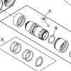 Uszczelniacze gniazda szybkozłącza hydraulicznego John Deere 7700 7610 7710 7810 7630 7720 7820 7920 7730 7830 7930 8230