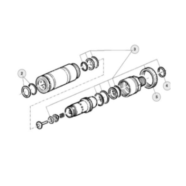 Zestaw uszczelnień gniazda szybkozłącza hydraulicznego John Deere 6920S 6920 6820 6620 6520 6420S 64206320 6220 6120 6020 6515 6