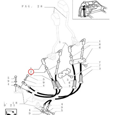 Linka zmiany biegów 850mm
Case:
MXM120 MXM140

Fiat:
M100 M135

Ford:
8160, 8260, 8360

New Holland
TM115 TM150