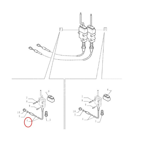 LIN1860 Verteilersteuerkabel 1330mm 82030042