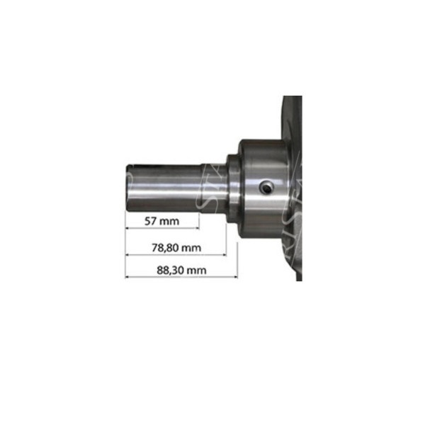 Wał korbowy 4c cylindrowy John Deere 1640 1840 2040 6200 6300 2850 2650 5500 4039T 4045T 4239D 4039D 4239T RE20585