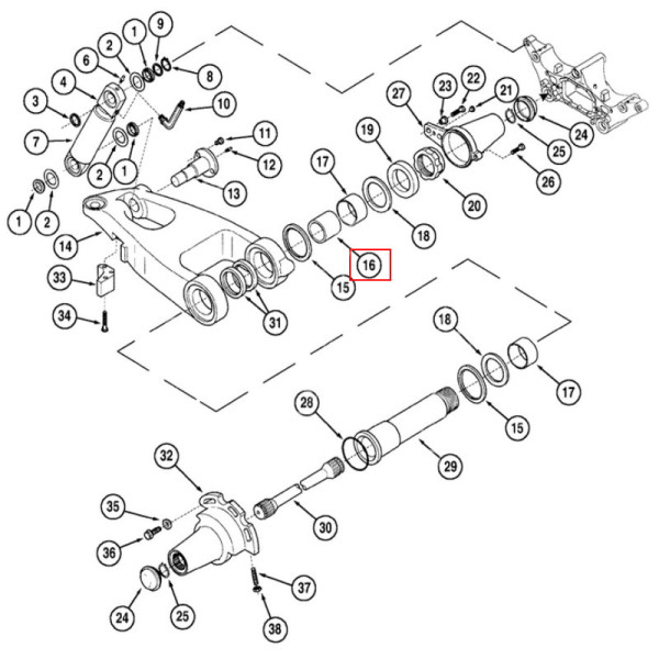 PON2526 Tulejka 1-33-741-732  3665363M1 , 406748A1 , 6000104424