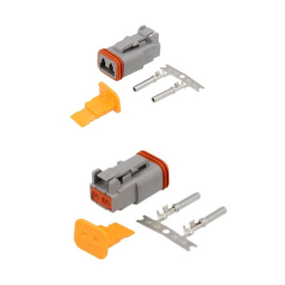 ELE4537 Deutsch-Stecker 2-polig JCB, New Holland, Case