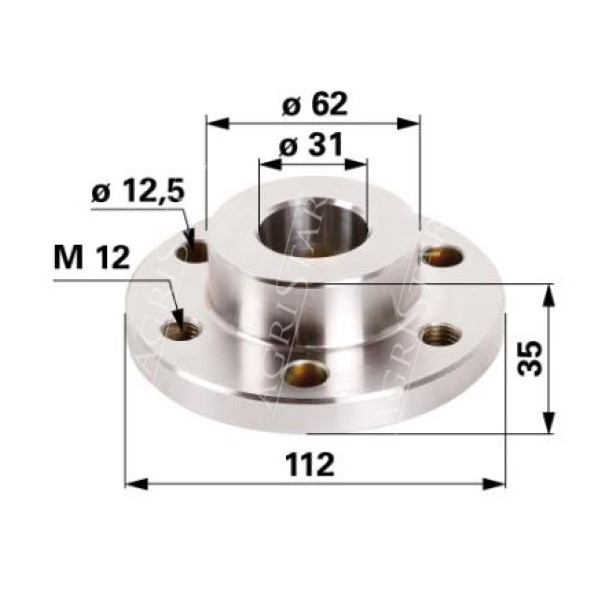 Oprawa sworznia piasta Case:
MX150, MX170
CVX170, CVX175, CVX195, CVX1170, CVX1190, CVX1195 1-33-741-718, 133741718
