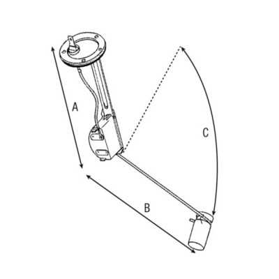 czujnik poziomu paliwa zbiornika Landini 6060 6060F 6560  6860 8560F 8860 Massey Blizzard 50 60 65 75 85 95 3530230M92