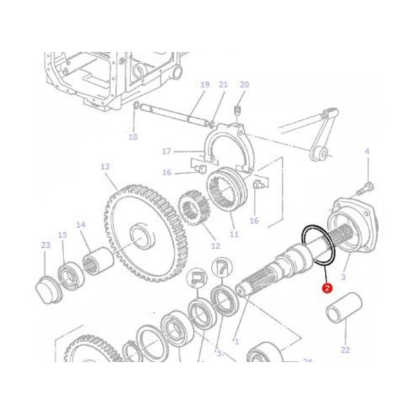 Oring wałka wom 359200X1, 3581133M0A, 1884305M3, 1884305M1, 1886205M1, 1441787X1