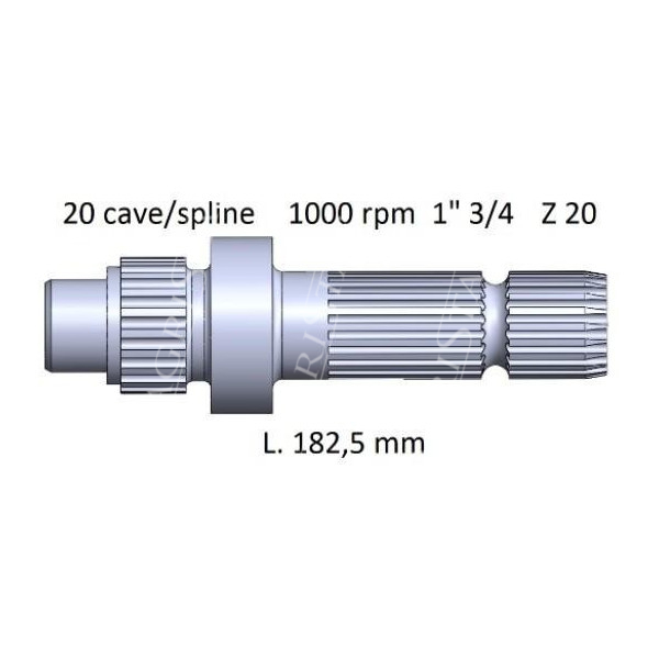 Końcówka wałka przekaźnika z-20 case puma Maxxum100 110 115 120 125 130 140 150 160 170 175 195 new holland tm t6 t7