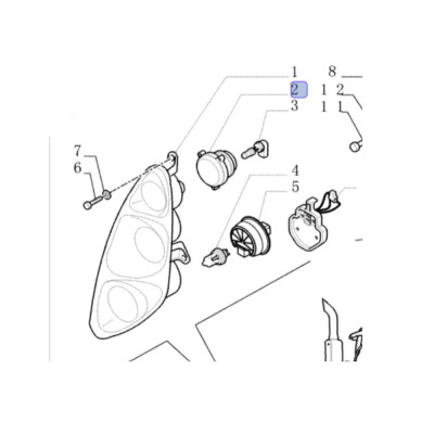 Halogen LED lampa robocza w lampę New Holland TD T5 T6 T7 TL TS Steyr Case:
FARMALL