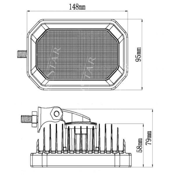 Lampa robocza halogen boczny Fiat
M100
Ford New Holland
5610 6810 7840, 7910, 8210 8560 8830,
TM120, TM130, TM140 TM190,
TS