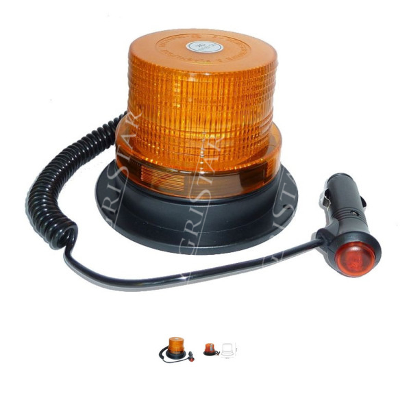 LED Lampa ostrzegawcza na magnes kogut Case John Deere Fendt Massey Ferguson Valtra Linde wózek widłowy paleciak