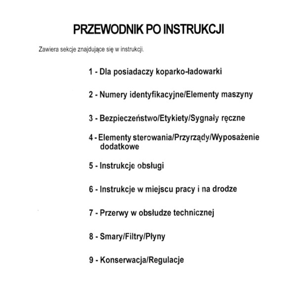 Instrukcja napraw - obsługi operatora Case 580sr 590sr 695sr